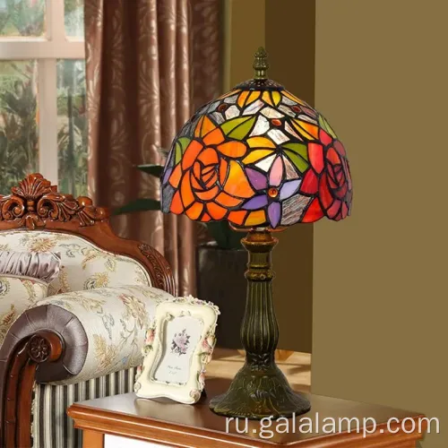 Современный дизайн светодиодной настольной лампы со стеклянной основой